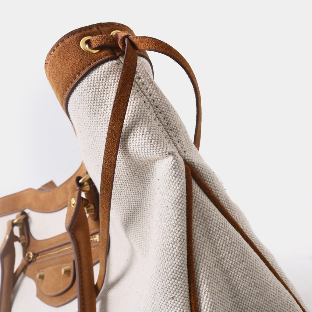 Msbag｜Canvas Moto Tote Bag #D5193 Large