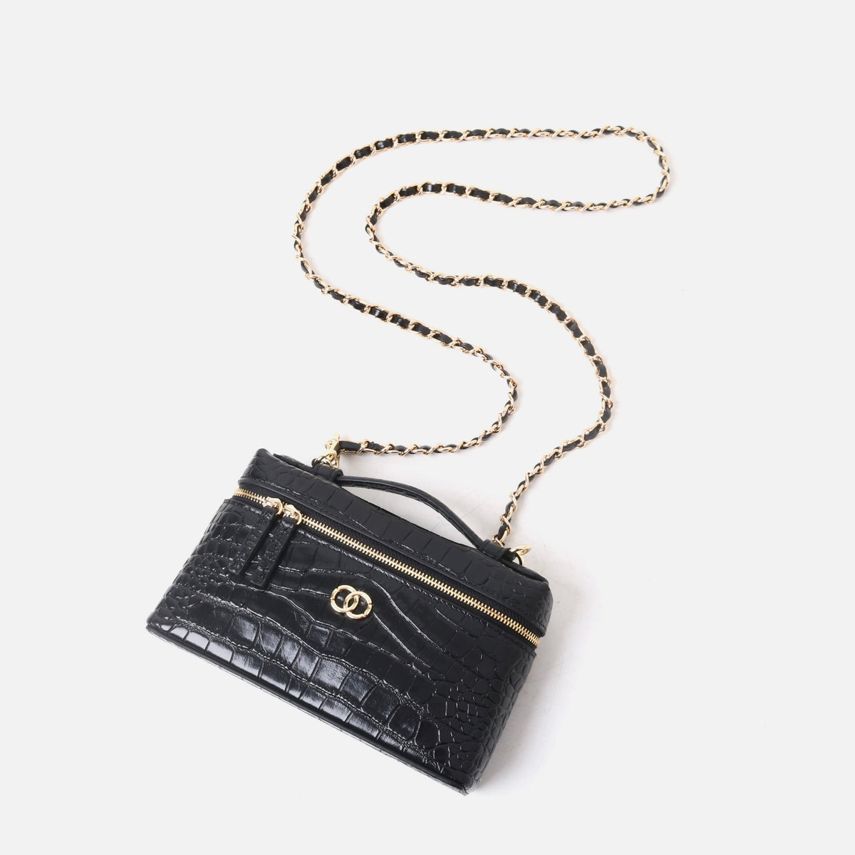 Msbag｜Croc Grain Lunch Box Bag Model 9035 Genuine leather Bag supplier
