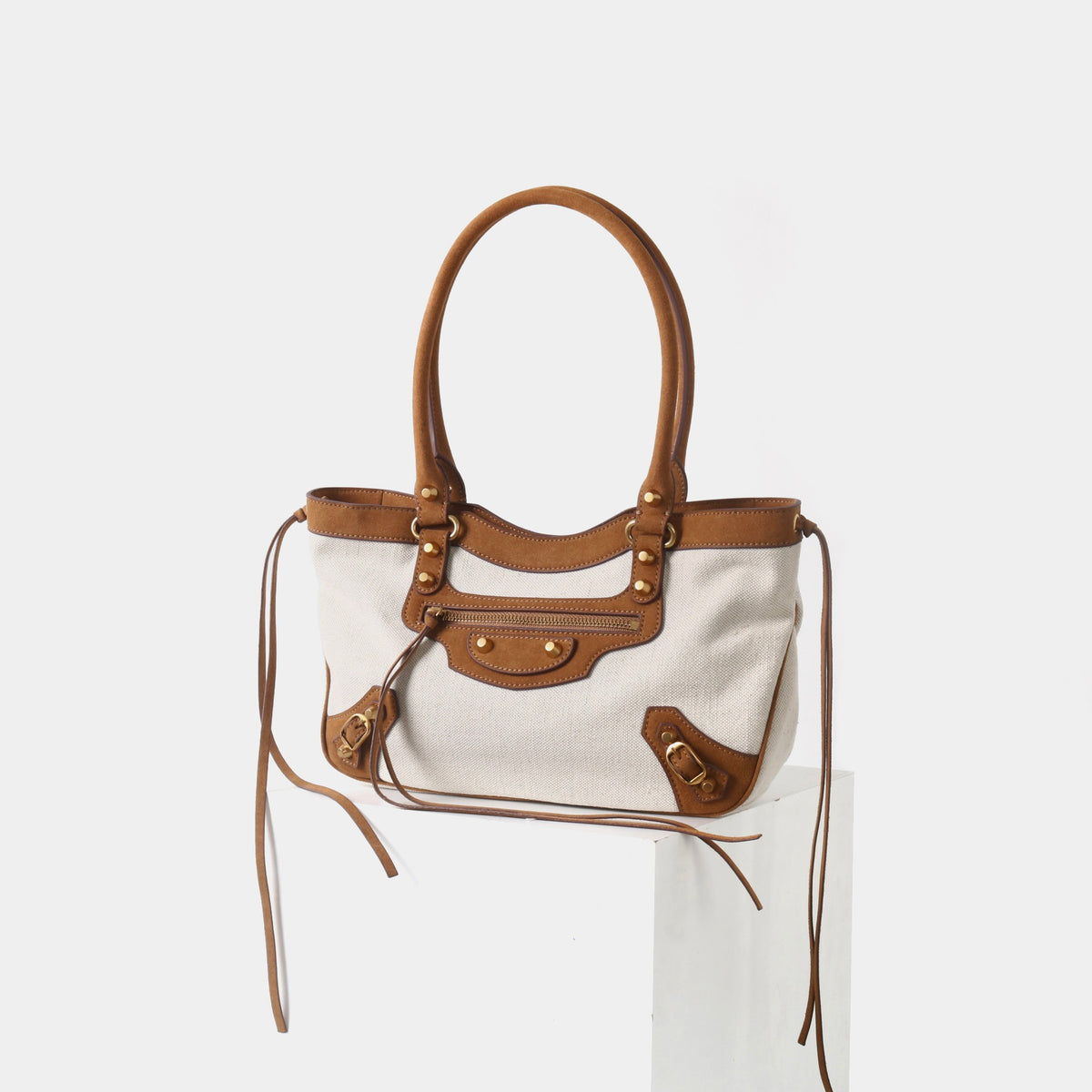 Msbag | Canvas Moto Tote Bag #D5193