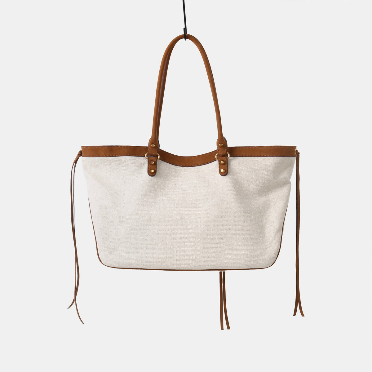 Msbag｜Canvas Moto Tote Bag #D5193 Large