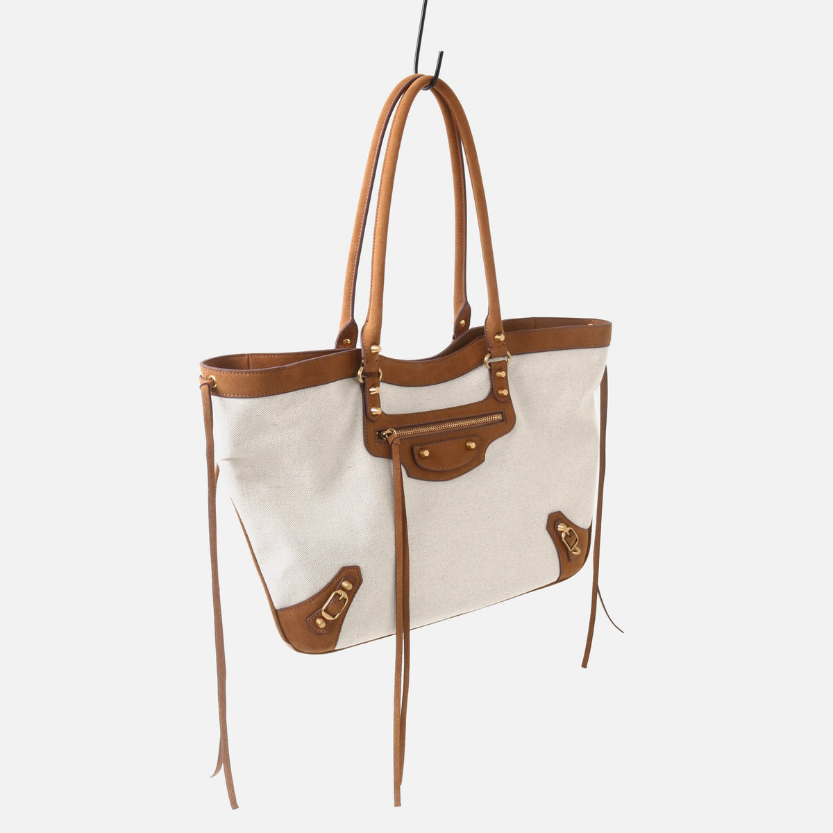 Msbag｜Canvas Moto Tote Bag #D5193 Large