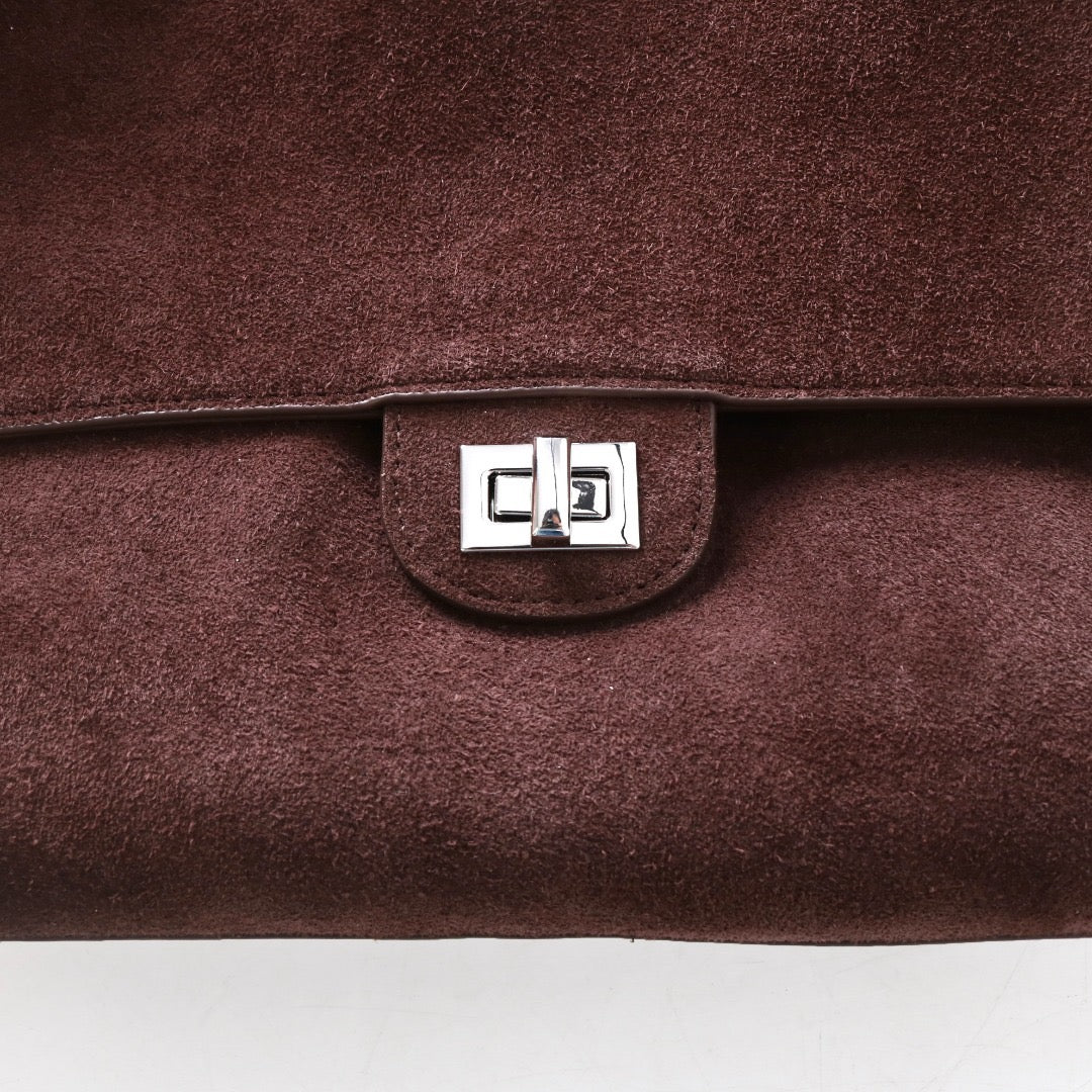 Msbag｜26S-Style Suede Chain Bag #6225 Medium