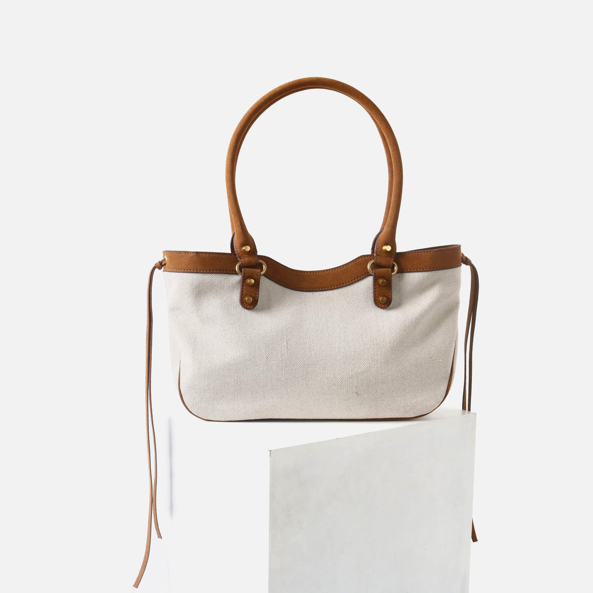 Msbag | Canvas Moto Tote Bag #D5193