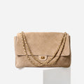 Luxury 26S style, suede leather cowhide chain bag suede leather women's shoulder bag large capacity