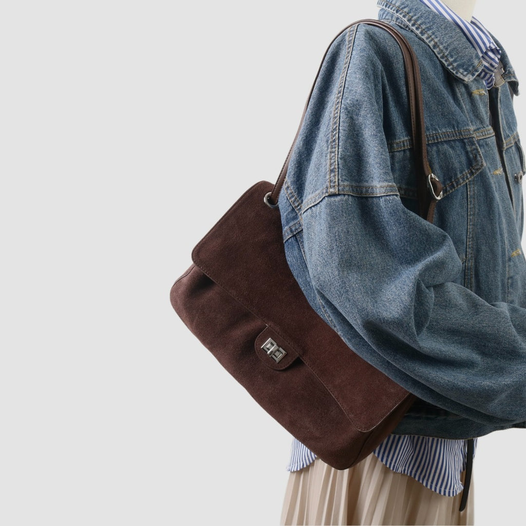 Msbag｜26S-Style Suede Chain Bag #6225 Medium