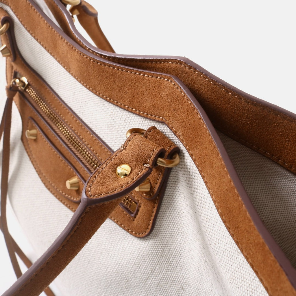 Msbag｜Canvas Moto Tote Bag #D5193 Large