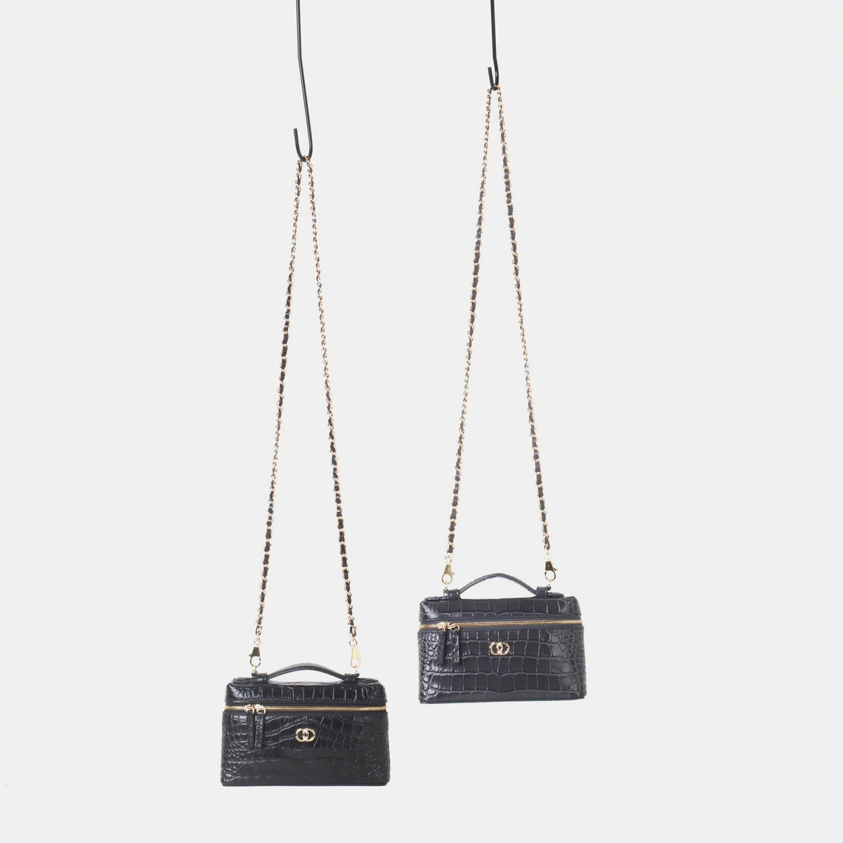 Msbag｜Croc Grain Lunch Box Bag Model 9035 Genuine leather Bag supplier