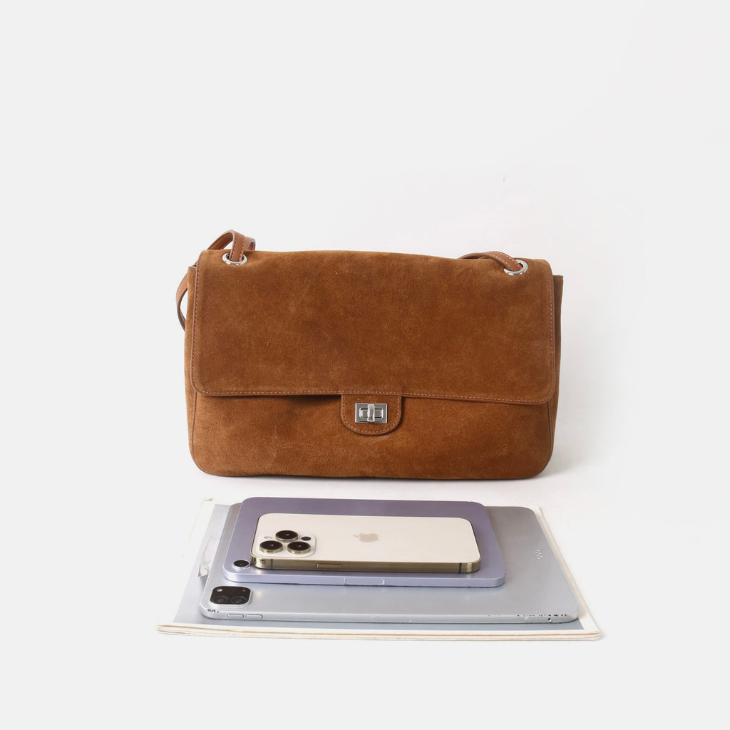 Msbag｜26S-Style Suede Chain Bag #6225 Medium