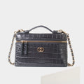 Msbag｜Croc Grain Lunch Box Bag Model 9035 Genuine leather Bag supplier