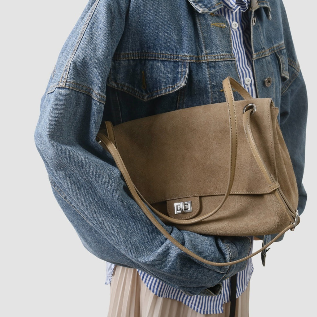 Msbag｜26S-Style Suede Chain Bag #6225 Medium