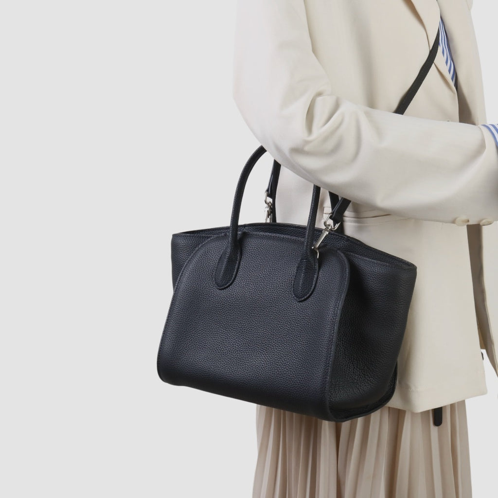 Msbag | TR Style Marlo17 Genuine Leather Minimalist Tote Bag ＃5151
