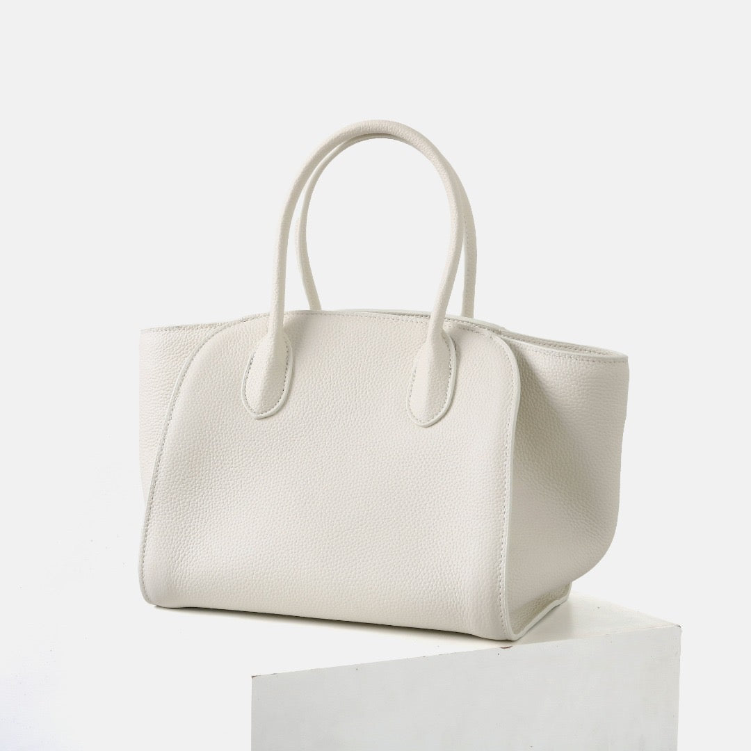 Msbag | TR Style Marlo17 Genuine Leather Minimalist Tote Bag ＃5151